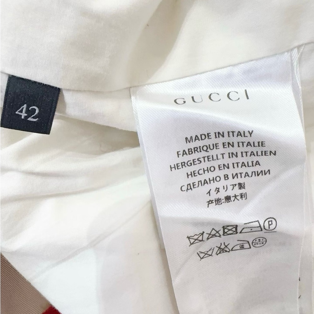 ❌sold❌Authentic Gucci Women's Cream Blazer with Floral Design - Picture 4 of 6